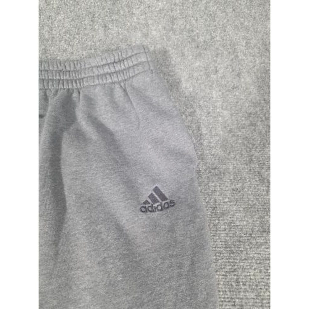 Adidas Mens 2XLT Essentials Big Logo Sweatpants Heather Grey Joggers Athleisure - Picture 9 of 12